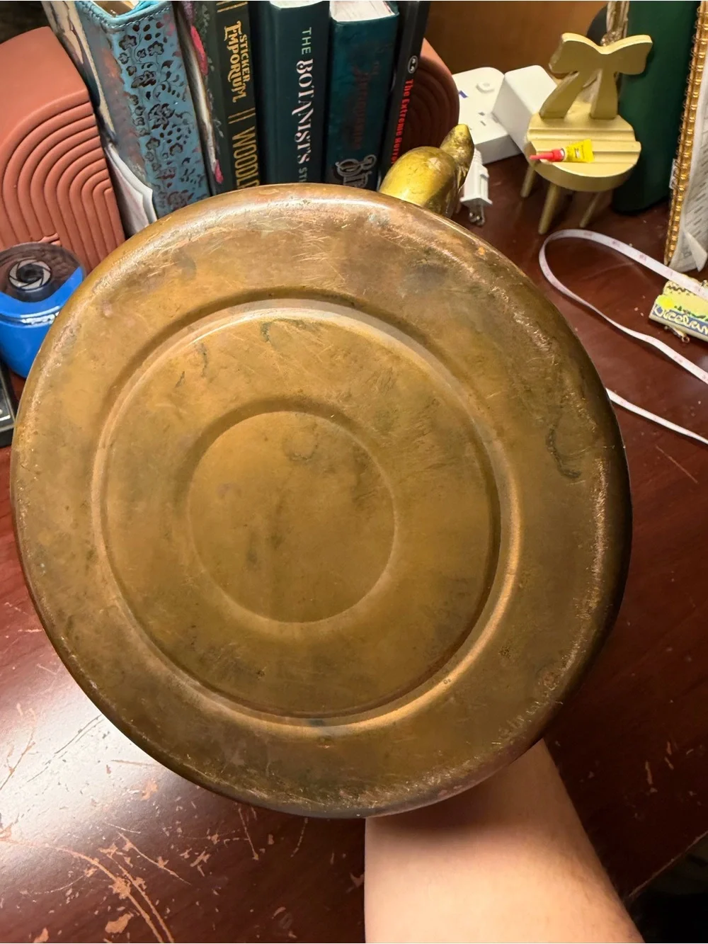 Vintage Solid Copper Tea Kettle - Made in Portugal - Farmhouse Decor